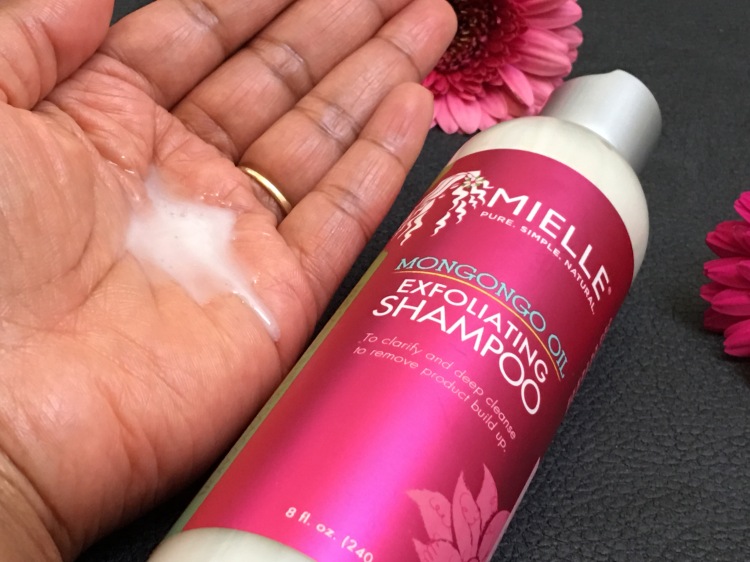 Mielle organics mongongo oil exfoliating shampoo