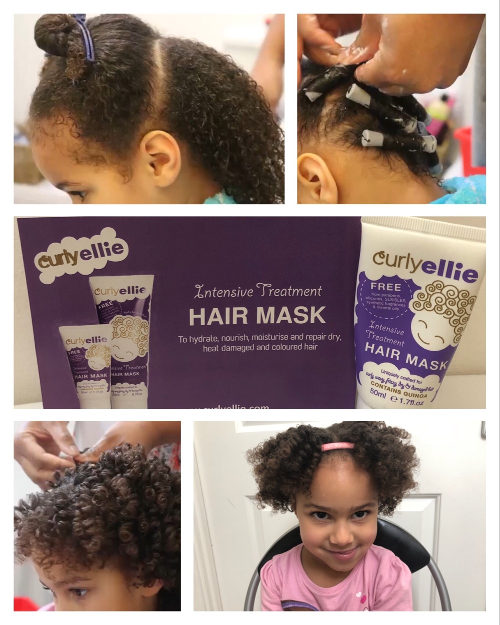 Deep Condition With CurlyEllie Intensive Treatment Hair Mask
